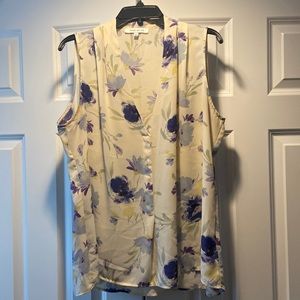 Rose + Olive multicolored sleeveless top, size XL